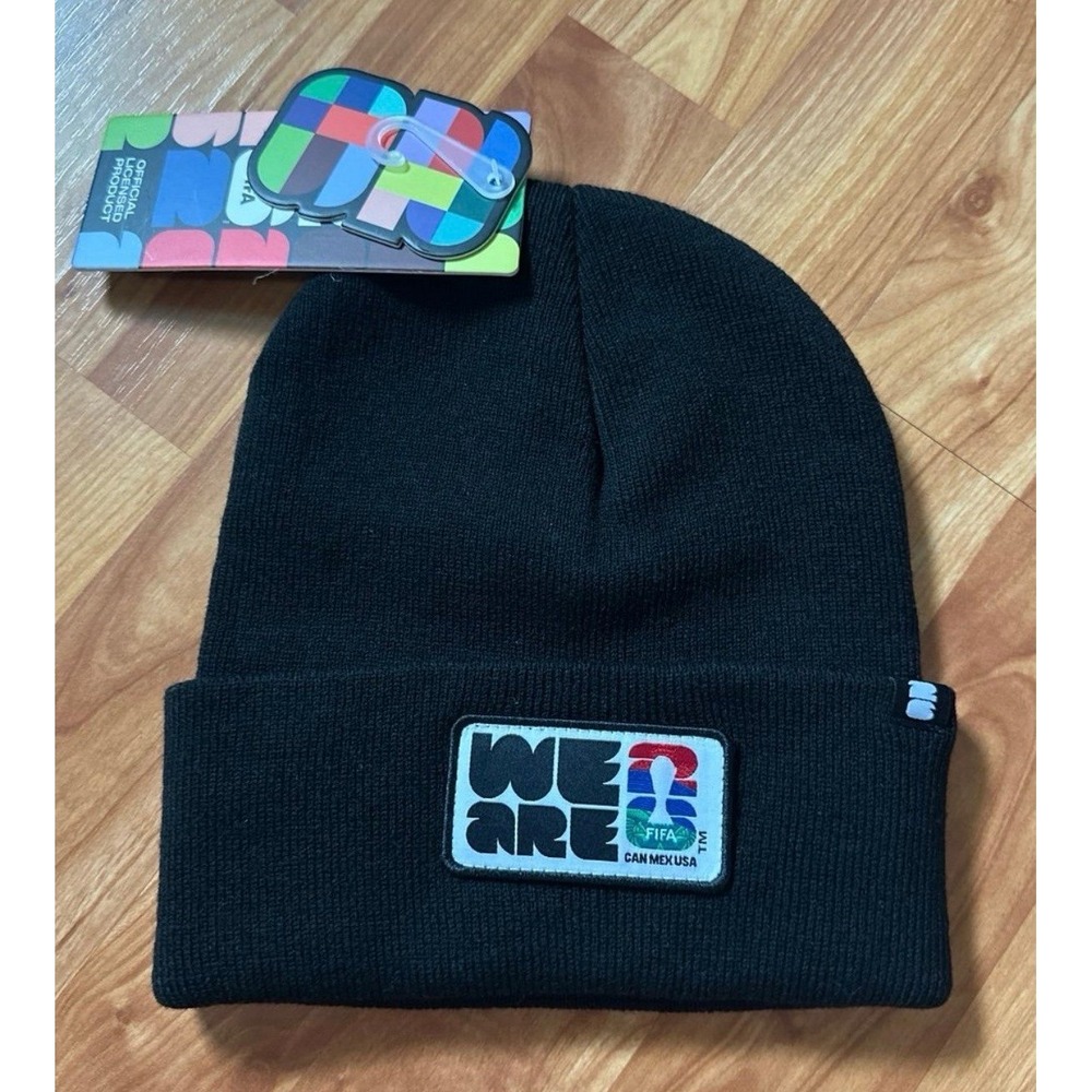 FIFA We Are Black Knit Beanie